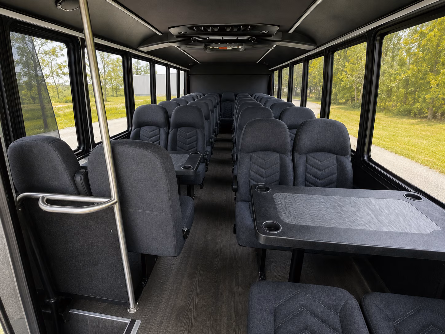 pawtucket 15 passenger minibus inside