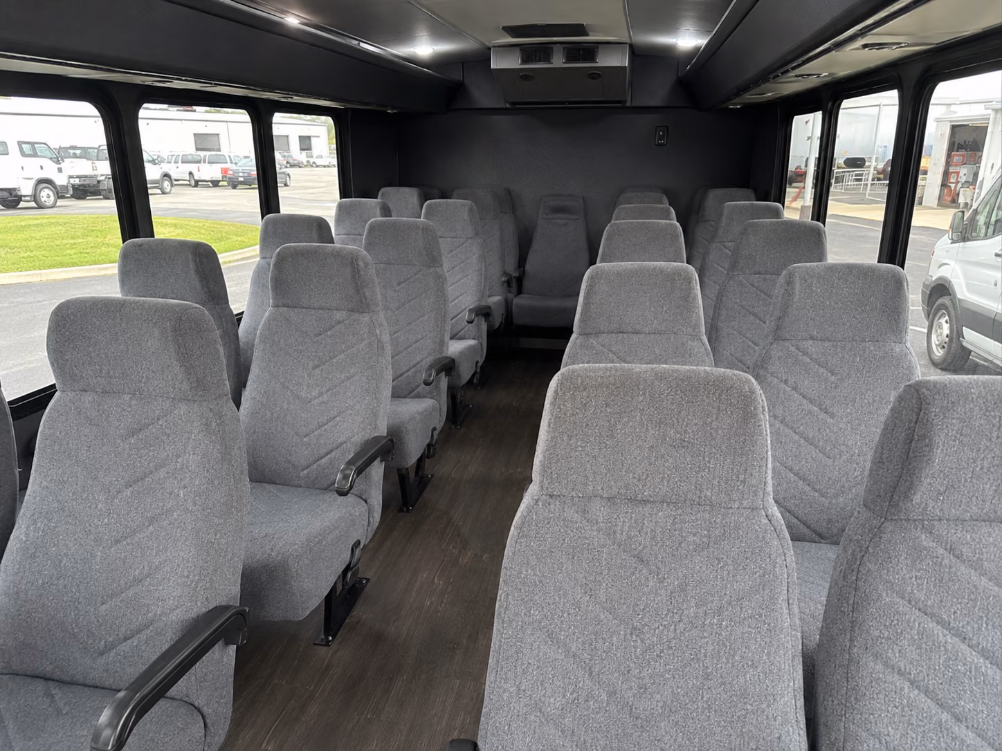 pawtucket 15 passenger minibus interior