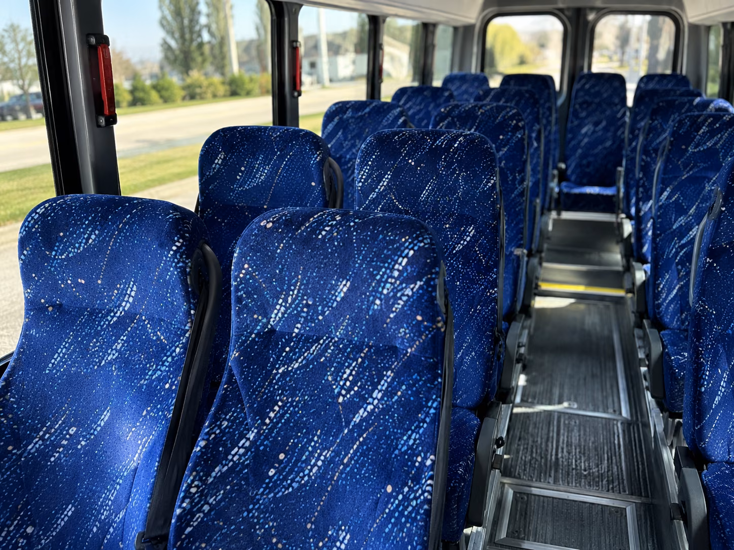 pawtucket 18 passenger minibus interior
