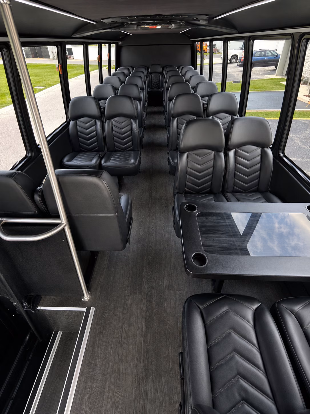 pawtucket 20 passenger minibus inside