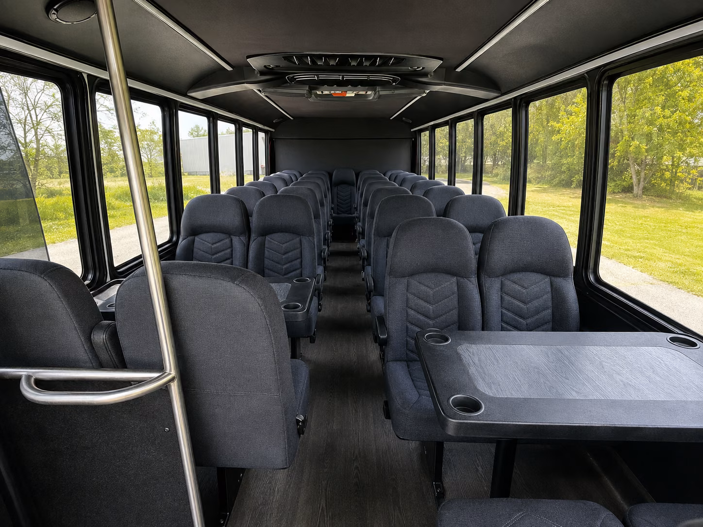 pawtucket 20 passenger minibus interior