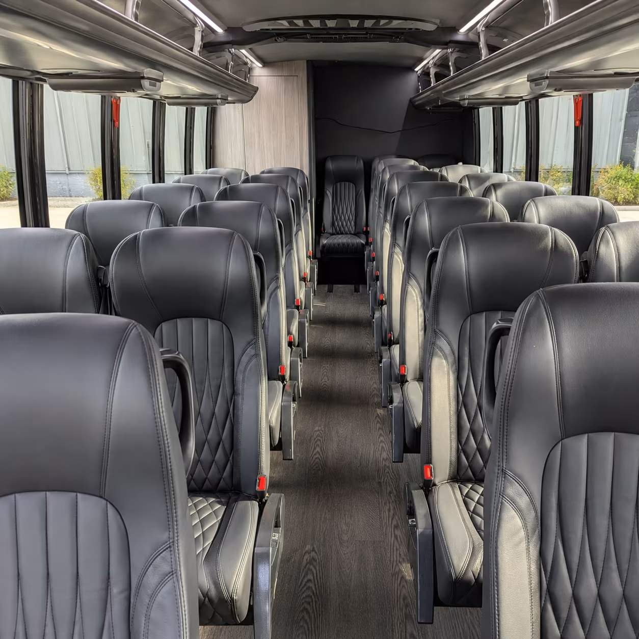 pawtucket 25 passenger minibus interior
