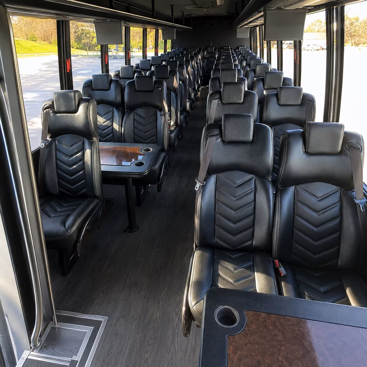 pawtucket 28 passenger minibus interior
