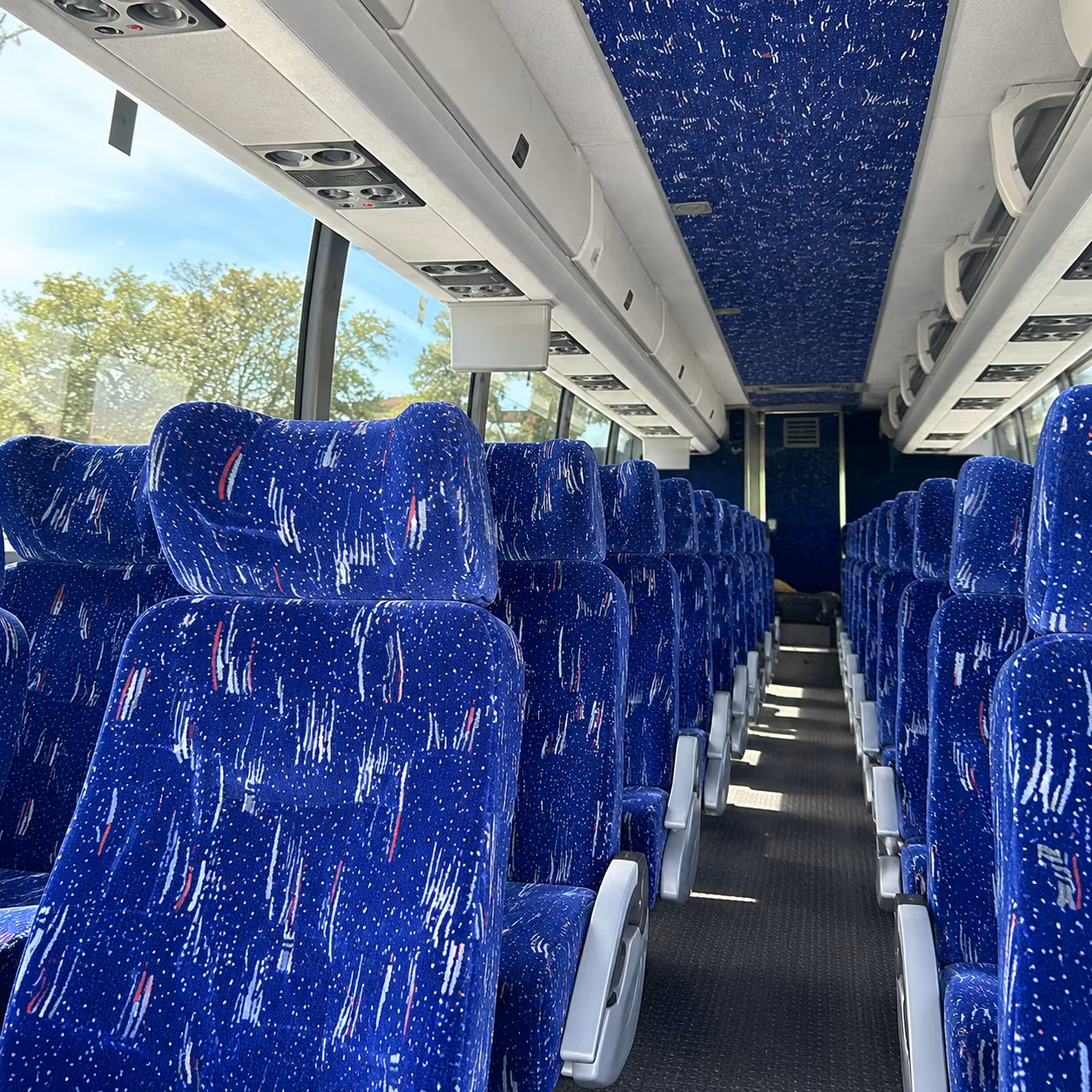 pawtucket 56 passenger charter bus interior