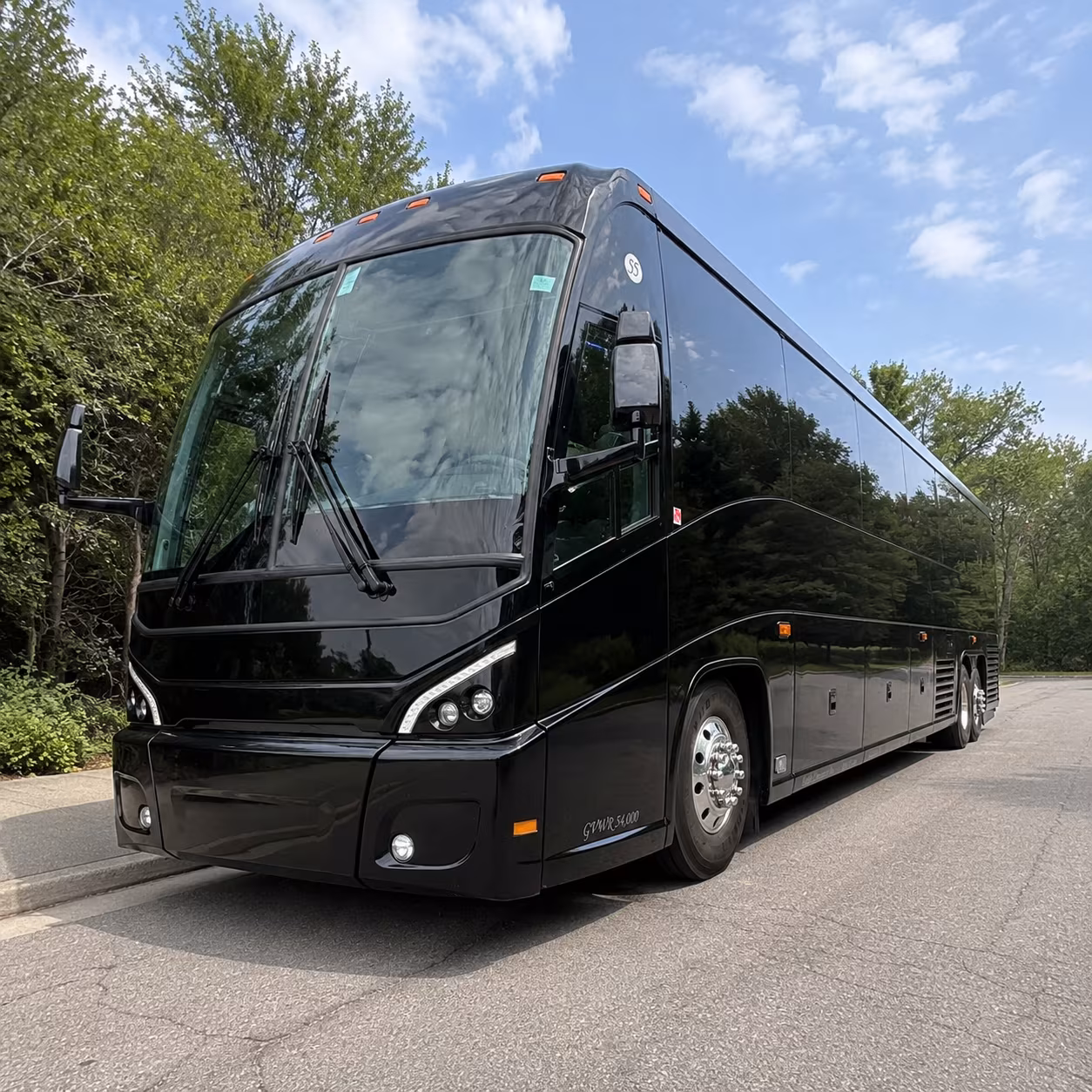 pawtucket 56 passenger charter bus