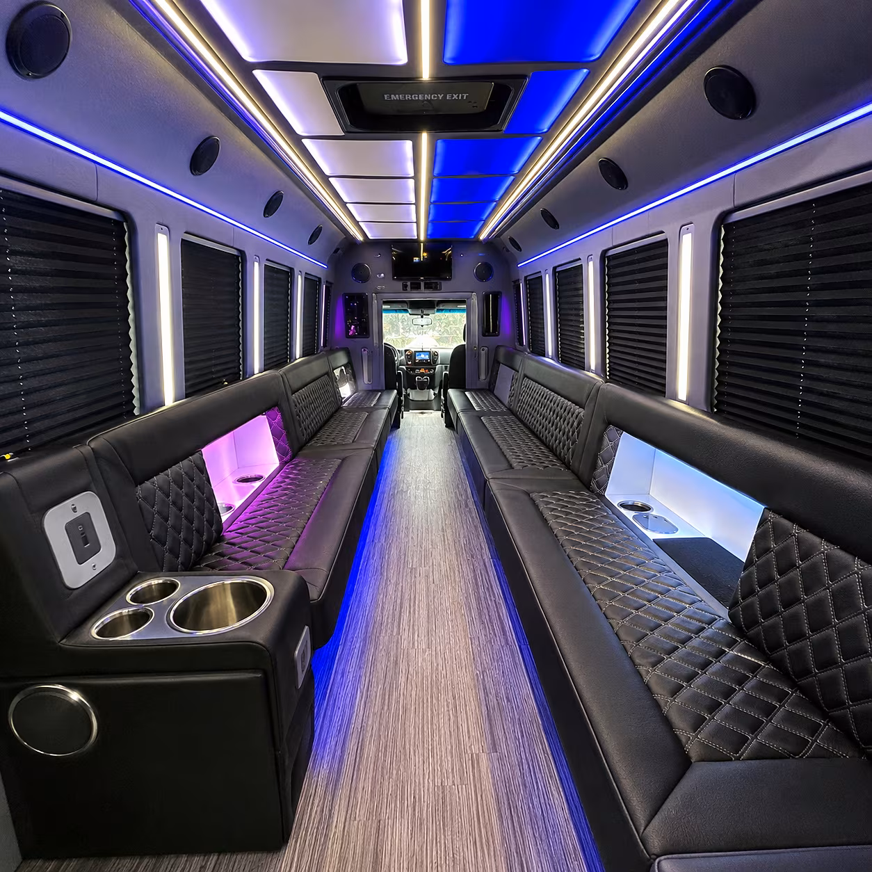 pawtucket party bus interior